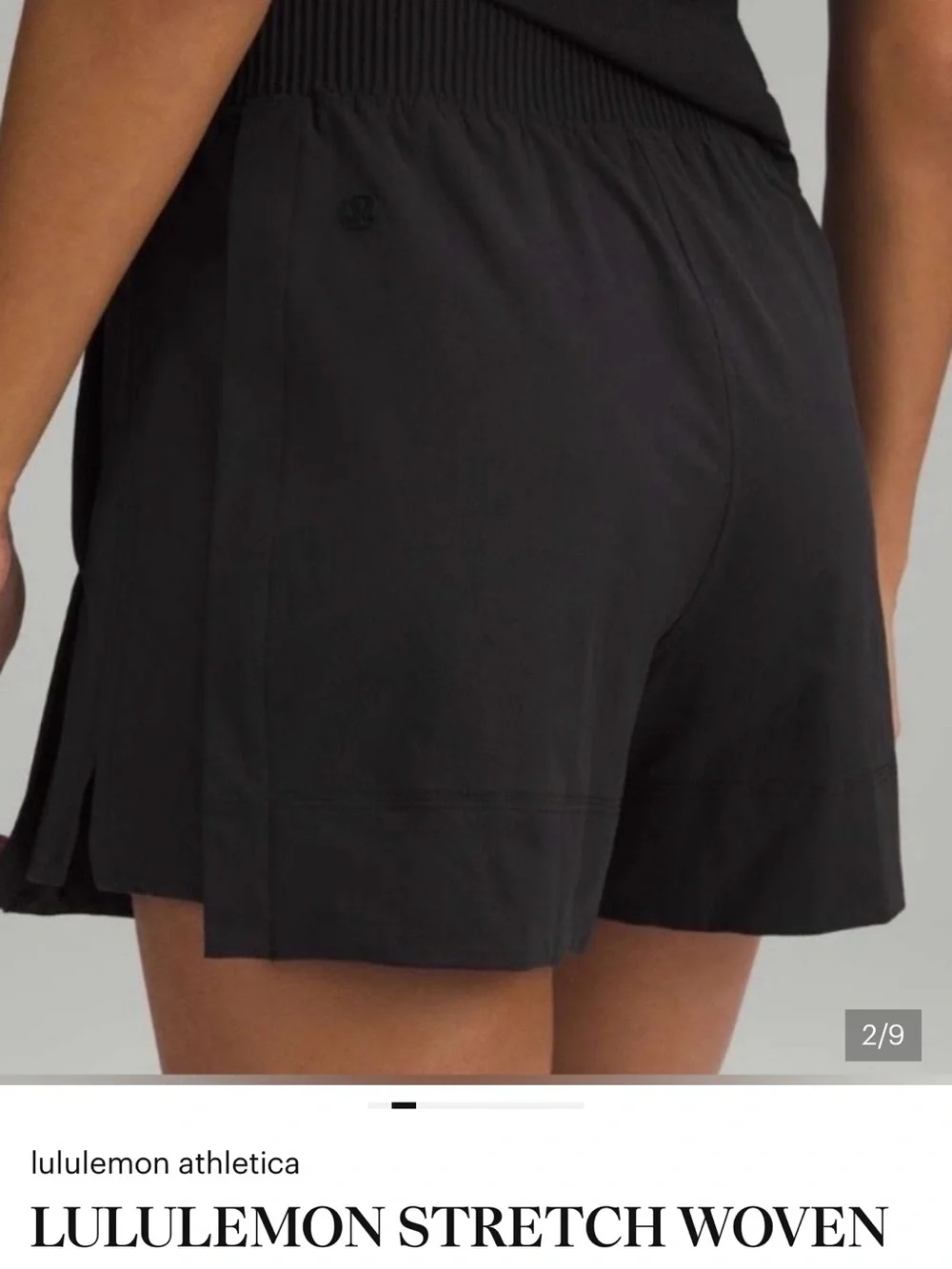 Lululemon Black Stretch Woven Relaxed-Fit High-Rise Short 4